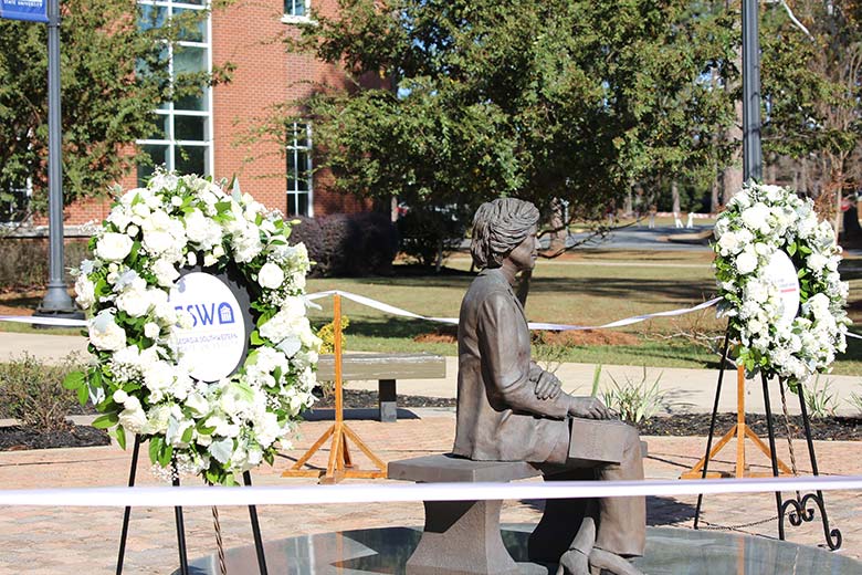 Statue of Rosalynn Carter
